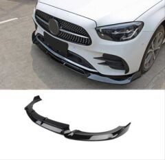 Mercedes W213 2020+ E Serisi Uyumlu Yedek Parça Ön Lip Piano Black