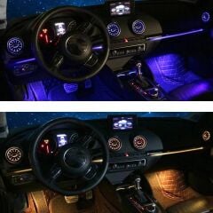 Audi A3 2014-2020 Uyumlu Yedek Parça OEM Ön Havalandırma Seti Işıklı 64 Renk