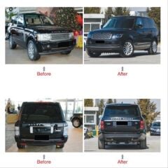 Range Rover Vogue 2002-2011 İçin 2018+Uyumlu Yedek Parça Facelift Body Kit