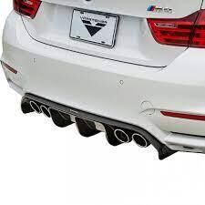Bmw F80 M3 2012-2018 Uyumlu Yedek Parça Vorsteiner Köşe Flaplar Fiber Boyasız