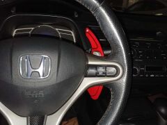 Honda Civic Uyumlu Yedek Parça 2006-2011 Paddle Shift Kırmızı (F1 Vites Pedal Kulakçığı)