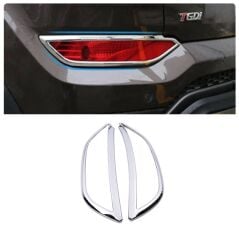 Hyundai Tucson 2015-2018 Uyumlu Yedek Parça Arka Reflektör Çerçevesi Krom