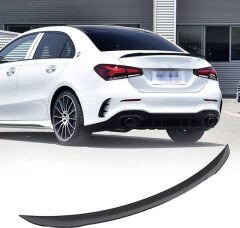 Mercedes W177 2019+ A Sedan Serisi Uyumlu Yedek Parça A35 Spoiler - Piano Black (Parlak Siyah)