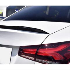 Mercedes W177 2019+ A Sedan Serisi Uyumlu Yedek Parça A35 Spoiler - Piano Black (Parlak Siyah)