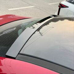 Mercedes W177 A Serisi Uyumlu Yedek Parça Cam Üstü Spoiler Piano Black
