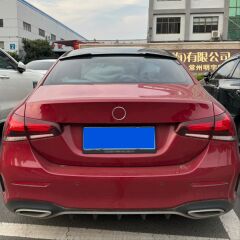 Mercedes W177 A Serisi Uyumlu Yedek Parça Cam Üstü Spoiler Piano Black