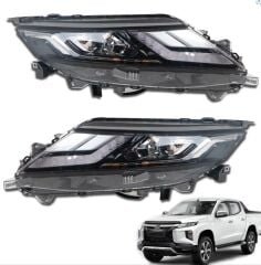 Mıtsubıshı L200 2019+ İçin Uyumlu Yedek Parça Led Far Yükseltme (Halojen Farlı Model Için)
