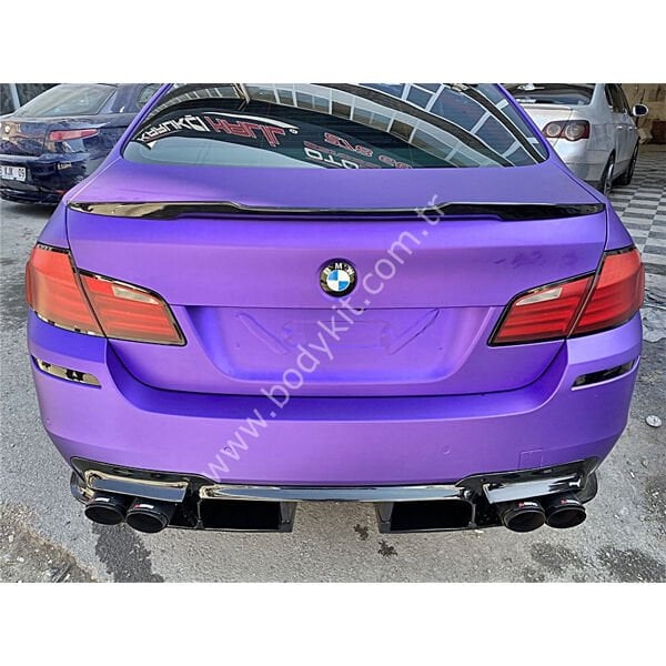 BMW F10 Uyumlu Yedek Parça Difüzör ve Flap - Fiber