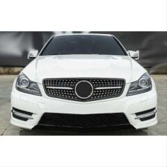 Mercedes W204 2007-2014 Uyumlu Yedek Parça Diamond Panjur Gri
