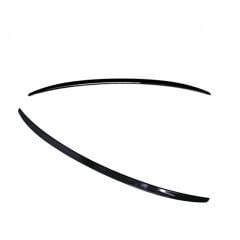 Audi A3 Sedan 2018+ Uyumlu Yedek Parça Bagaj Spoiler Parlak Siyah ( Piano Black )