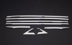 Honda Civic Fb7 Uyumlu Yedek Parça 2012-2015 Cam Çıtası Nikelaj Tam Tur