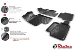 Volvo S80 2006-2012 Uyumlu Yedek Parça Rizline 3D Oto Paspas