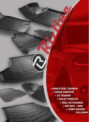Volvo S80 2006-2012 Uyumlu Yedek Parça Rizline 3D Oto Paspas
