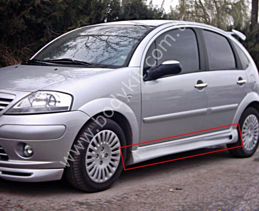 Citroen C3 Uyumlu Yedek Parça Delikli Marşpiyel