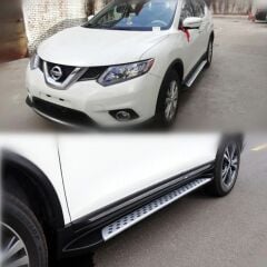 Nissan X-Trail 2015+ Uyumlu Yedek Parça Oem Noktalı Yan Basamak Koruma