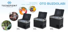 Taşınabilir 12V - 24V -  220V Araç Buzdolabı 40 Litre(220 V Adaptör Ekstradır İstenirse 1500 Tl Ekstra Ücreti Vardır.)