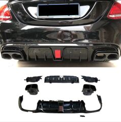 W205 c Serisi İçin Brabus Difüzör & Egzoz Seti