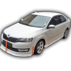 Skoda Rapid 2014 Uyumlu Yedek Parça Ön Tampon Karlığı Boyasız