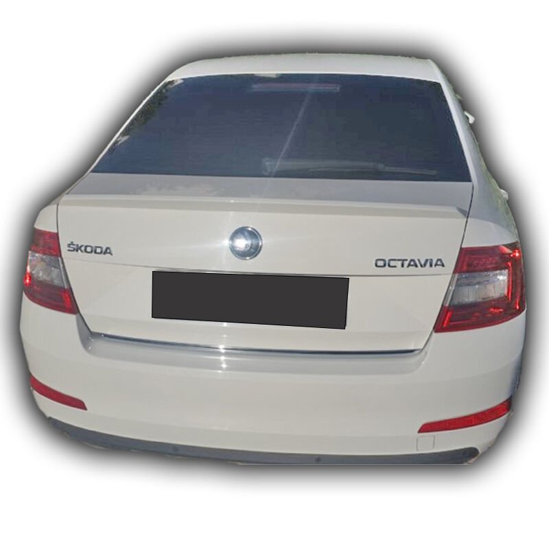 Skoda Octavia 2013-2016 Uyumlu Yedek Parça Geniş Anatomik Spoiler Boyasız