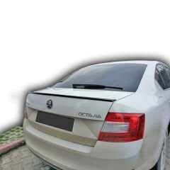 Skoda Octavia 2013-2016 Uyumlu Yedek Parça İnce Anatomik Spoiler Boyasız