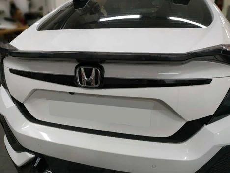 Honda Civic Fc5 2016-2020 Uyumlu Yedek Parça Bagaj Arma Çıtası Piano Black