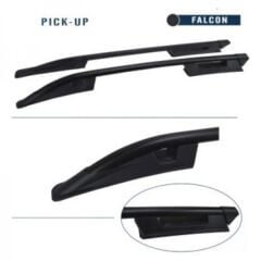 Toyota Hilux Revo 2015 - Uyumlu Yedek Parça Falcon Tavan Çıtası Black