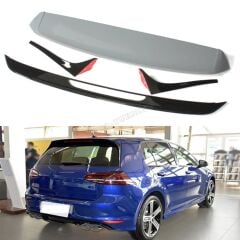 Volkswagen Golf 2013+ Uyumlu Yedek Parça 7-7,5 Gti Cam Spoiler 4 Parça Plastik