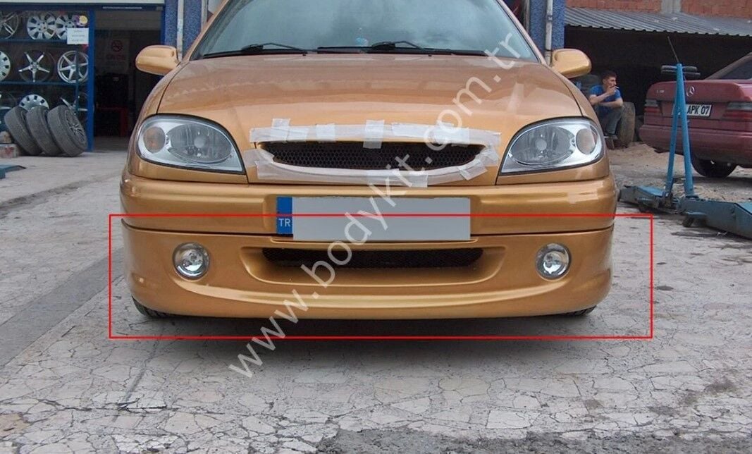 Citroen Uyumlu Yedek Parça Saxo Ön Tampon Eki Sisli