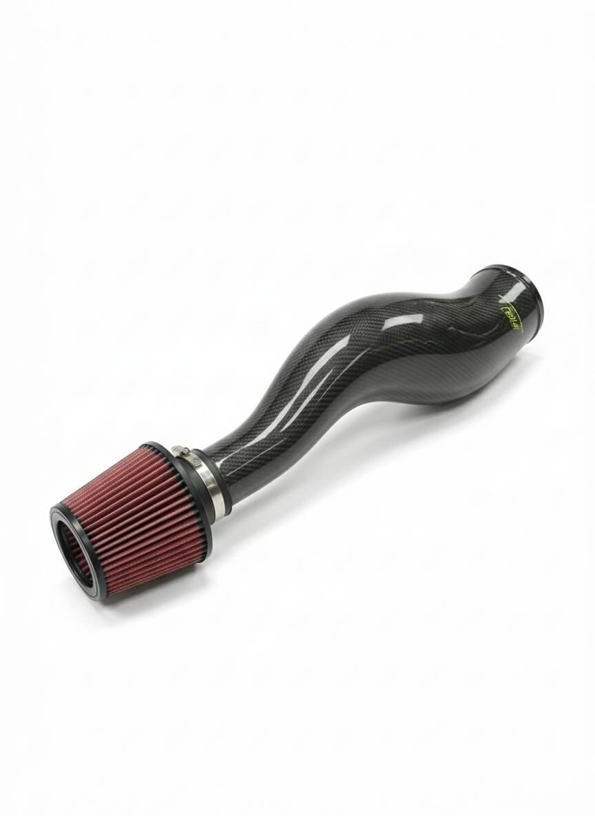 Honda Civic (1996-2000) Big Tube %100 Karbon Fiber Hava Giriş Borusu ve Kn Filtre