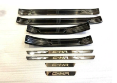 Toyota C-HR 2016-2019 Uyumlu Yedek Parça Kapı Eşiği Siyah