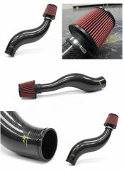 Honda Civic (1996-2000) Big Tube %100 Karbon Fiber Hava Giriş Borusu ve Kn Filtre