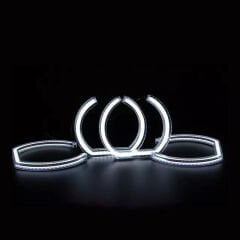 Bmw E90 Uyumlu Yedek Parça Beyaz Far İçi Angel Led Halka