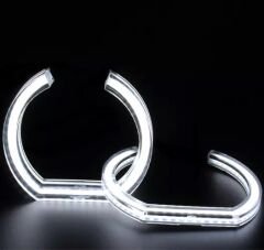 Bmw E90 Uyumlu Yedek Parça Beyaz Far İçi Angel Led Halka