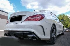 Mercedes W176 12-15 A45 Uyumlu Yedek Parça Difüzör Egzoz Seti Amg