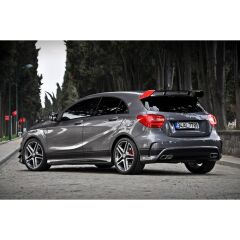 Mercedes W176 12-15 A45 Uyumlu Yedek Parça Difüzör Egzoz Seti Amg