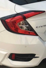 Honda Civic Fc5 2016-2021 Uyumlu Yedek Parça Arka Stop Kaplama 4 Parça Siyah