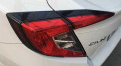 Honda Civic Fc5 2016-2021 Uyumlu Yedek Parça Arka Stop Kaplama 4 Parça Siyah