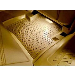 Nissan Navara 2005-2013 Uyumlu Yedek Parça Rizline 3D Paspas Bej Rengi