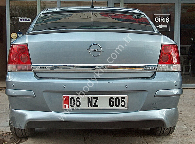 Opel Astra H Uyumlu Yedek Parça Arka Tampon Eki