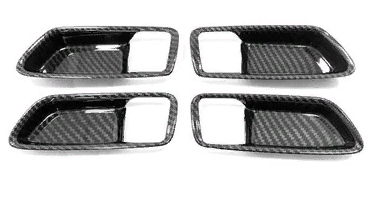 Toyota Corolla 2019+ Uyumlu Yedek Parça Kapı Kolu İç Kaplama - Karbon