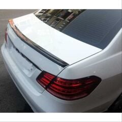 Mercedes W212 2009-2015 E Serisi Uyumlu Yedek Parça Spoiler Parlak Siyah