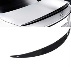 Mercedes W213 E300 2016-2019 Uyumlu Yedek Parça Amg Spoiler Parlak Siyah