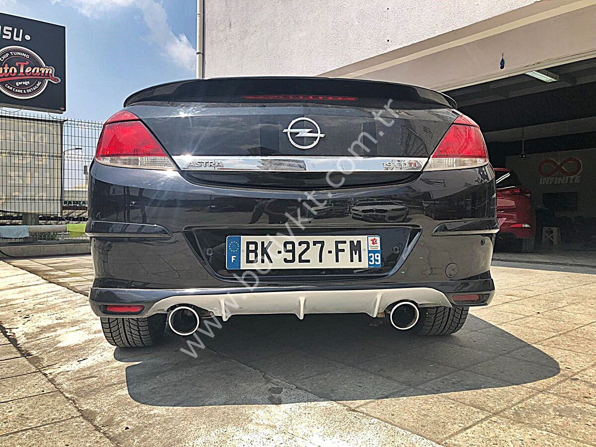Opel Astra H Cabrio Uyumlu Yedek Parça Arka Tampon Eki