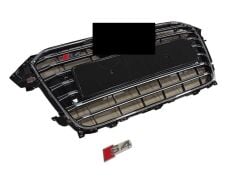 Audi A4 S4 2012-2015  Uyumlu Yedek Parça Panjur Siyah Krom