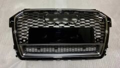 Audi A1 RS1 2016  Uyumlu Yedek Parça ve Sonrası Panjur Siyah Krom Çerçeve