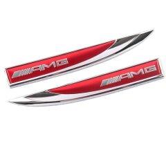 AMG Kırmızı Çamurluk Bıçağı Logo