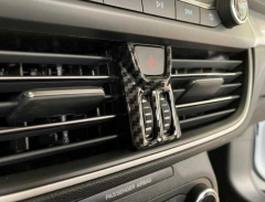 Ford Focus Uyumlu Yedek Parça   2019+ İkaz Düğme Kaplama -karbon(abs)