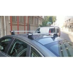 Fiat Doblo 2015- Uyumlu Yedek Parça Ara Atkı + Port Bagaj 250 Lt Siyah