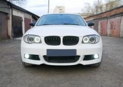 Bmw 1 Serisi E87 2007-2011 Uyumlu Yedek Parça Ön Tampon Panjur Seti Sis Dahil
