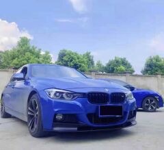 Bmw 3 Serisi F30 Uyumlu Yedek Parça M-Tech Ön Lip Piano Black 2 Parça